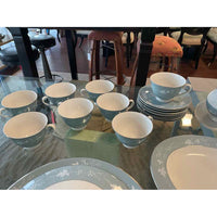 SET of 8 Reflection Tea Cups w/ 8 Saucers by Royal Doulton - colletteconsignment.com
