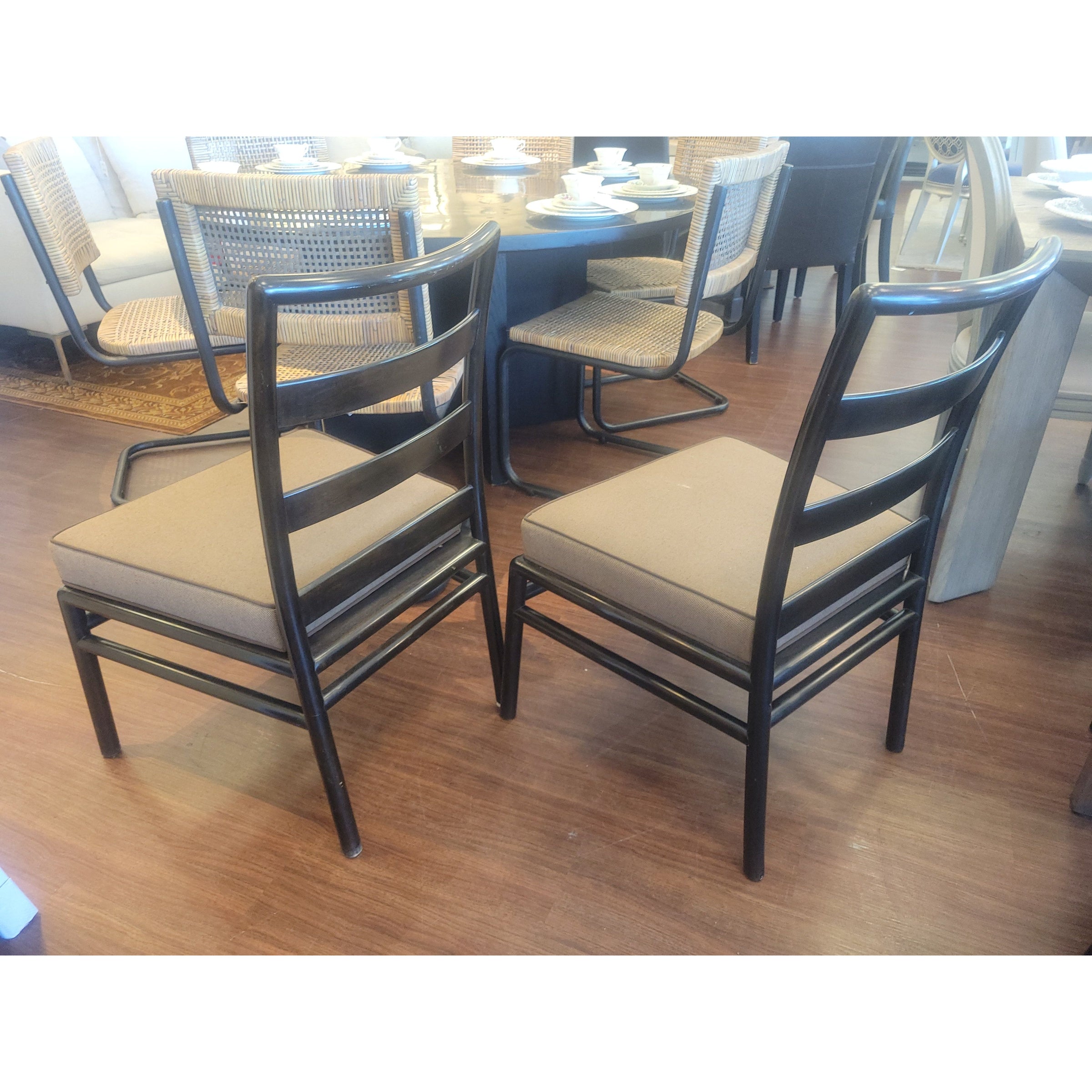 SET of 6 Aero Dining Chairs by T.H. Robsjohn-Gibbings for Widdicomb (AS IS)