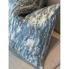 Pair of Blue/Mineral Color Animal Patterned Pillows 18"Sq