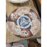 Vintage Hand-Painted Japanese Imari Porcelain Plate