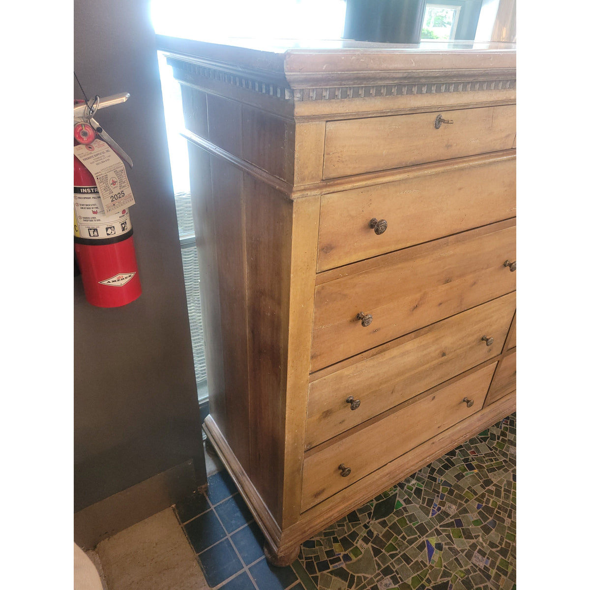 St. James White Oak 11-Drawer Dresser w/ Keys by RH - colletteconsignment.com