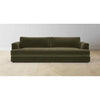 The Varick Mohair Moss Sofa, 105"Lx40"Dx30"H AS IS