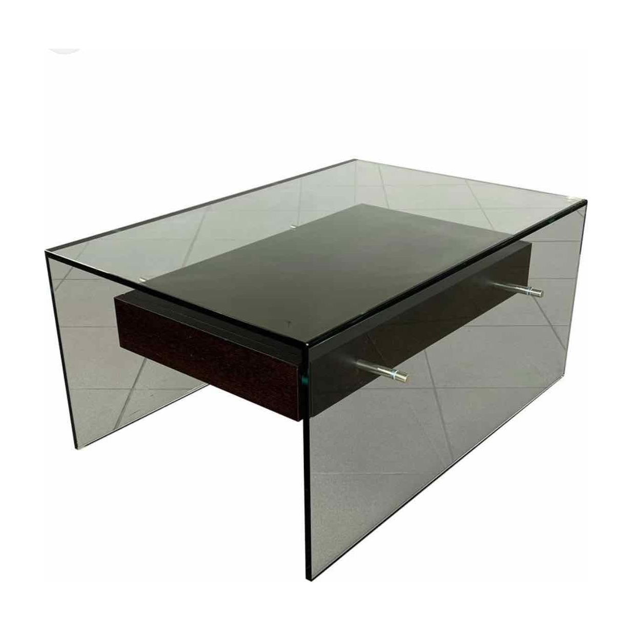 Roche Bobois Glass End Table