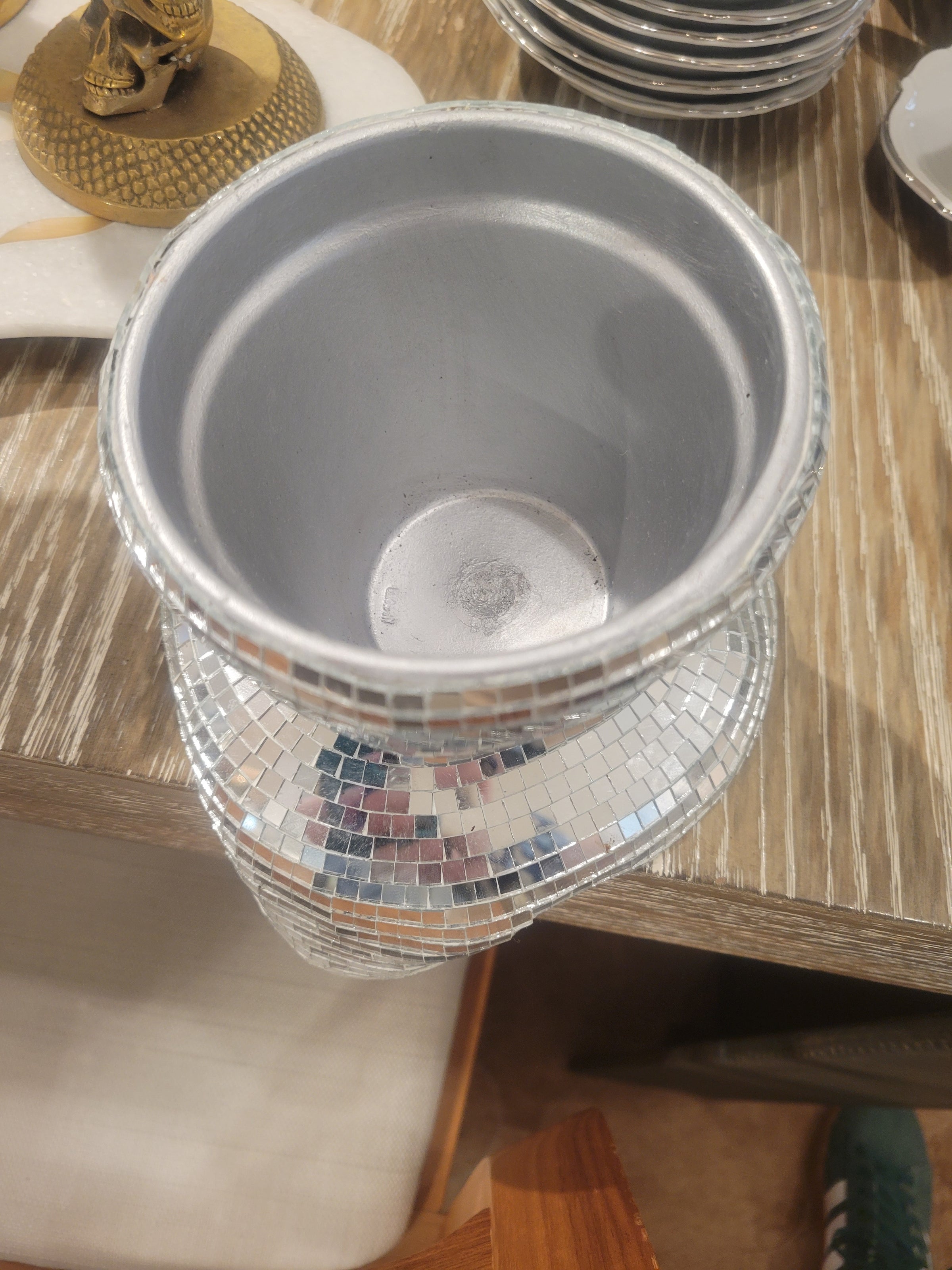 Melting Disco Ball Flower Pot by Fayality