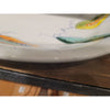 Italian Ceramic Oval Platter w/ Leaf Design