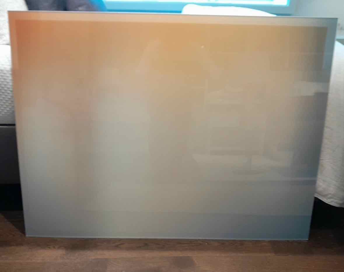 Orange Landscape Photograph on Acrylic Glass