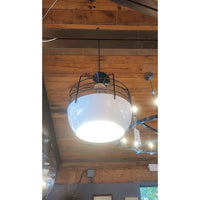 Bluff City Copper & Black Cage Pendant by Roll & Hill - colletteconsignment.com