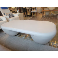 'Elia' White Resin Coffee Table by Bernhardt