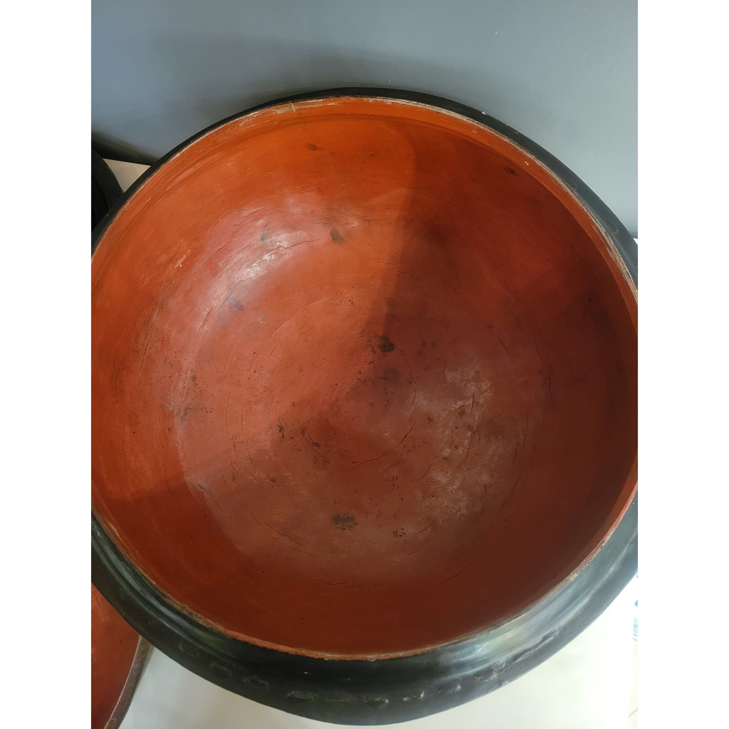 Antique Burmese Lacquer Monk Bowl Set (As Is)