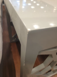 PAIR of Gray Lacquer Branch Out Side Tables by Vanguard (AS IS)
