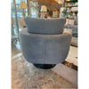 Jensen-Lewis Orion Swivel Chair by DellaRobbia in Grey 31"W x 36"D x 36"H