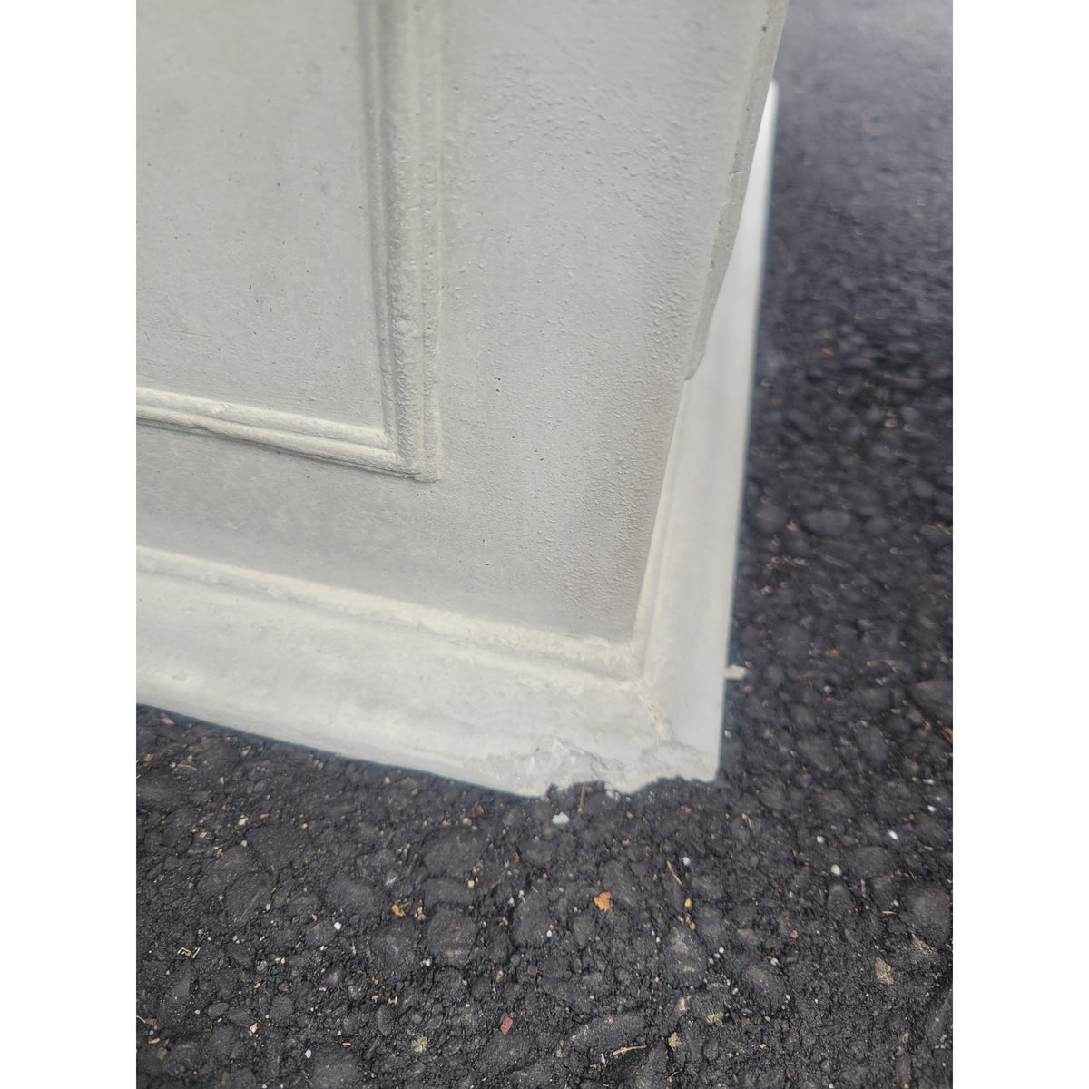 'Odera' Square Reconstituted Stone Planter by Made Goods - AS IS