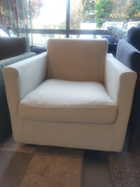 Beige Fabric Lounge Chair by Cappellini (AS IS)