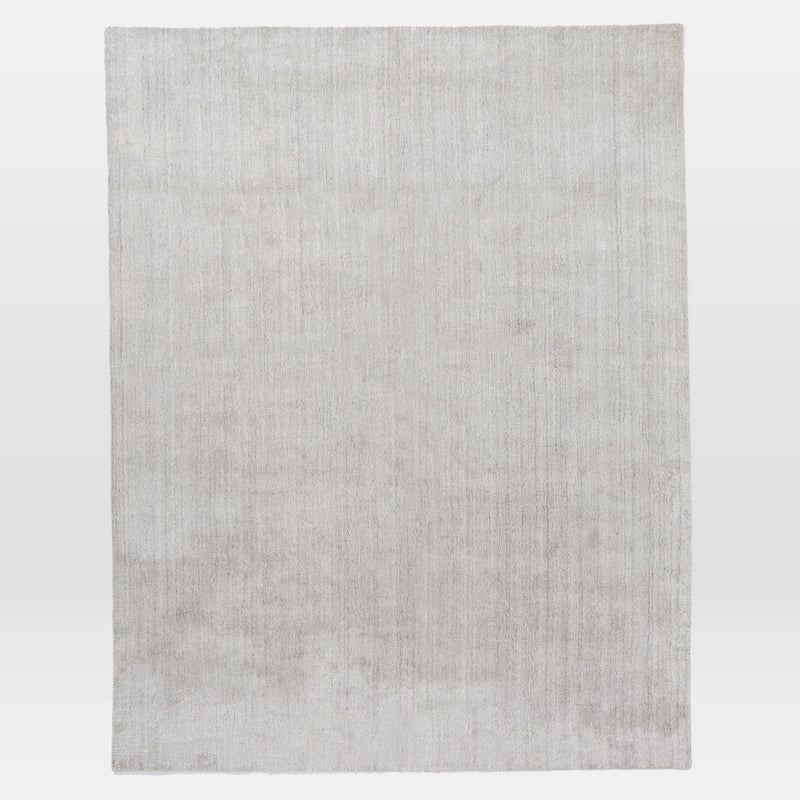 9x12-ft Gray & White Hand-Loom 'Shine' Rug by West Elm