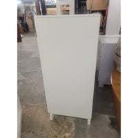 Contemporary White Wood Dovetailed 8-Drawer Dresser (As Is)