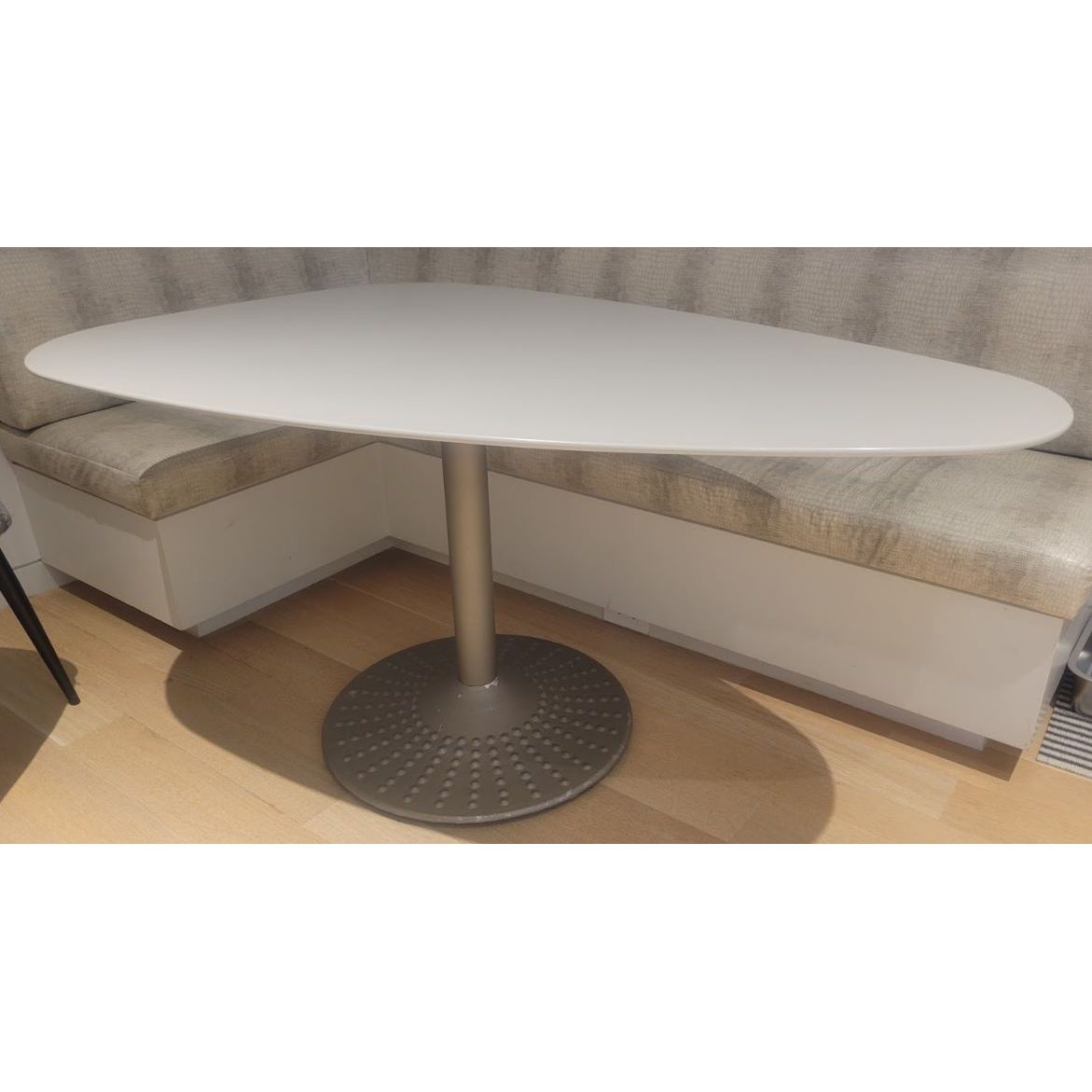 Custom Triangular Ceasarstone Quartz Dining Table - AS IS