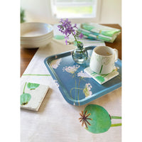 Table Runner: Poppy Pods on Ecru - colletteconsignment.com