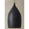 B9VL8LPK - Small Black Aluminum Sheet Pendant Light