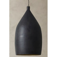 B9VL8LPK - Small Black Aluminum Sheet Pendant Light