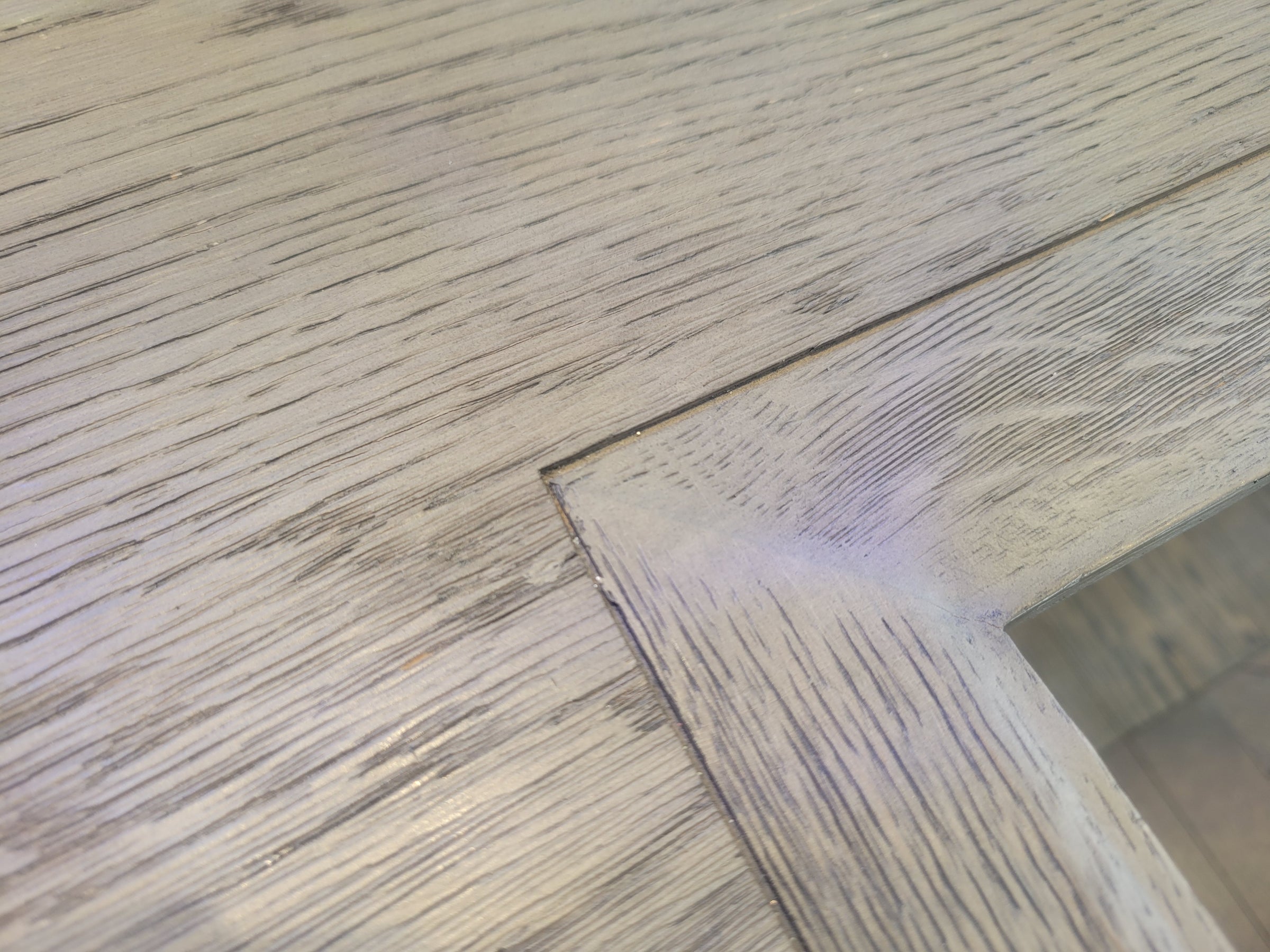 St. James Gray Oak 5-ft Media Console by RH (AS IS)