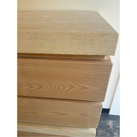 Pair of Linea Maple Night Stands w/ Travertine Tops by Kreiss