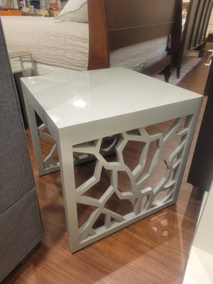 PAIR of Gray Lacquer Branch Out Side Tables by Vanguard (AS IS)