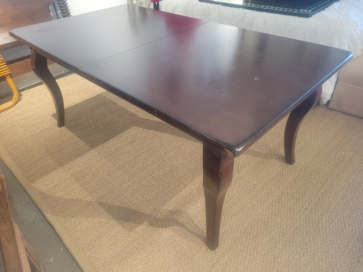Vintage Mahogany Extension Dining Table w/ 1 Leaf (AS IS)