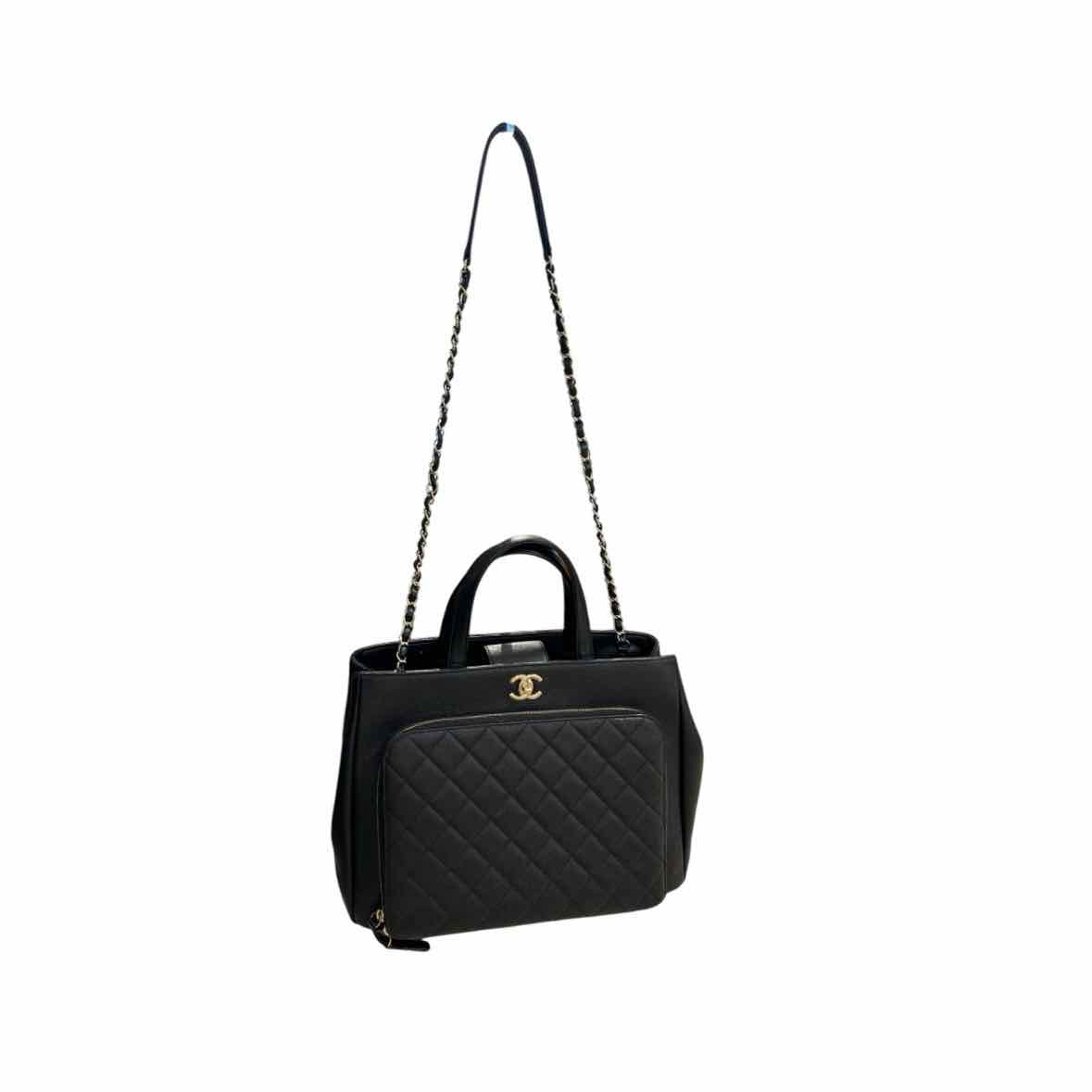 Women's Chanel Black Business Affinity Tote