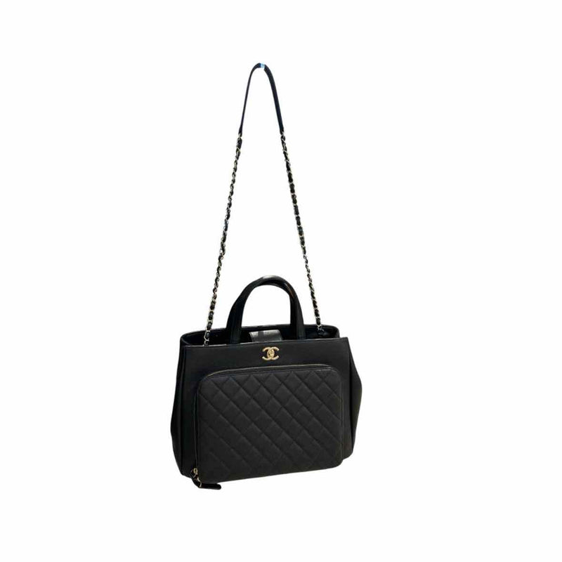 Women's Chanel Black Business Affinity Tote