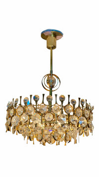 Gaetano Sciolari Brass Pendant Light