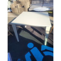 Square Blonde Wood Folding Card Table