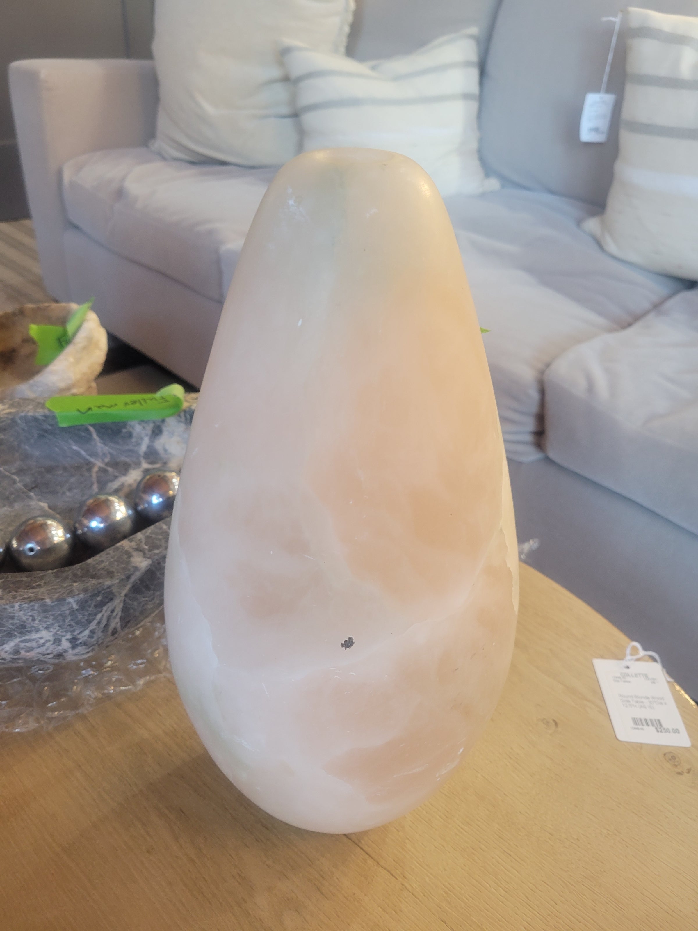 Onyx Rosa Mandorla Solifleur Vase by Michael Verheyden