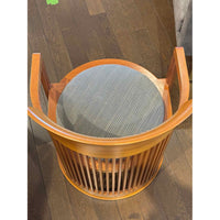 SET of 8 Model 606 Taliesin Barrel Armchairs by Frank Lloyd Wright for Cassina,