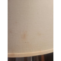 White Painted Driftwood Table Lamp w/ Shade (AS IS)