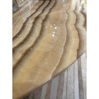 4-ft Round Onyx Coffee Table by Fendi Casa