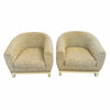 PAIR of Olive Green & Gold Lumbar Pillows