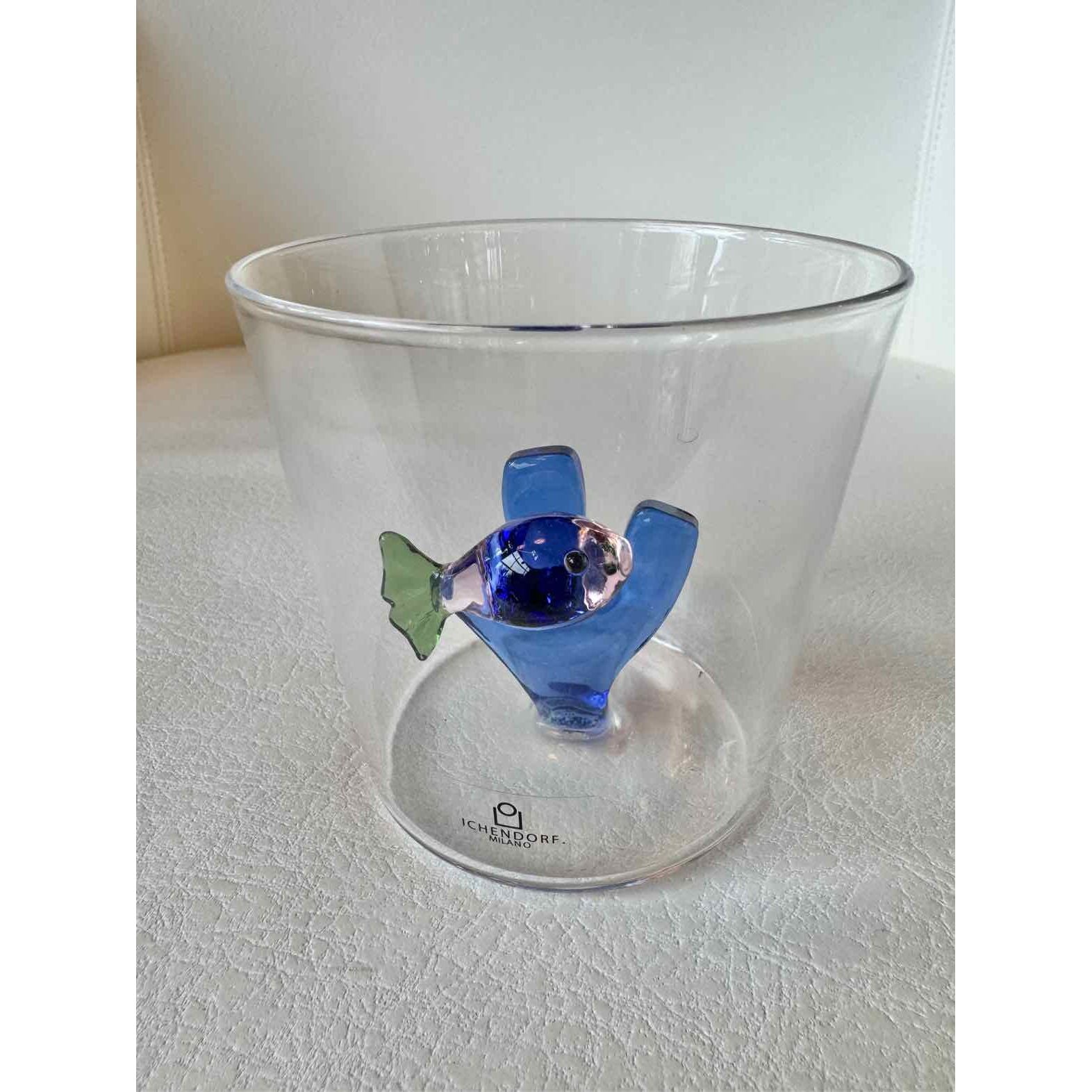 SET of 4 Fish Tumblers by Ichendorf Milano