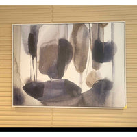 'Curve Appeal' Abstract Canvas Print by Michelle Lee in Frame