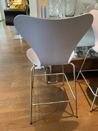 SET of 3 Lavender Counter Stools by Fritz Hansen