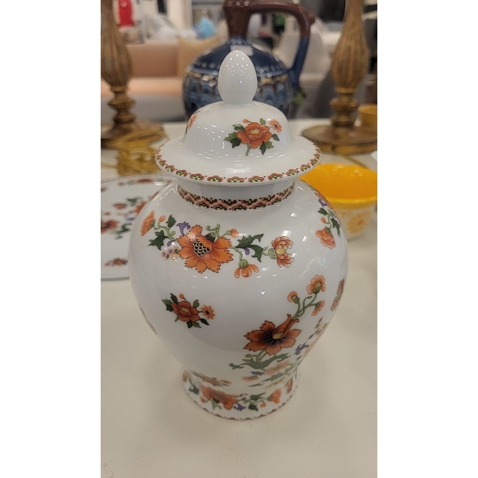 Limoges Ginger Jar w/ Lid