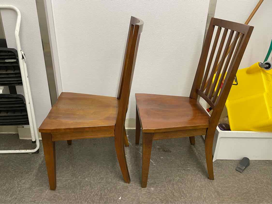 PAIR of Maple Dining Side Chairs by Ethan Allen