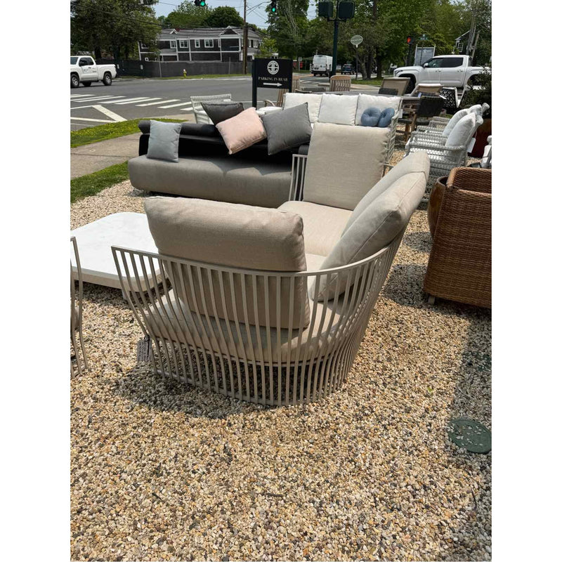 SET of 'Venexia' Aluminum Sofa & Chair by Ethimo
