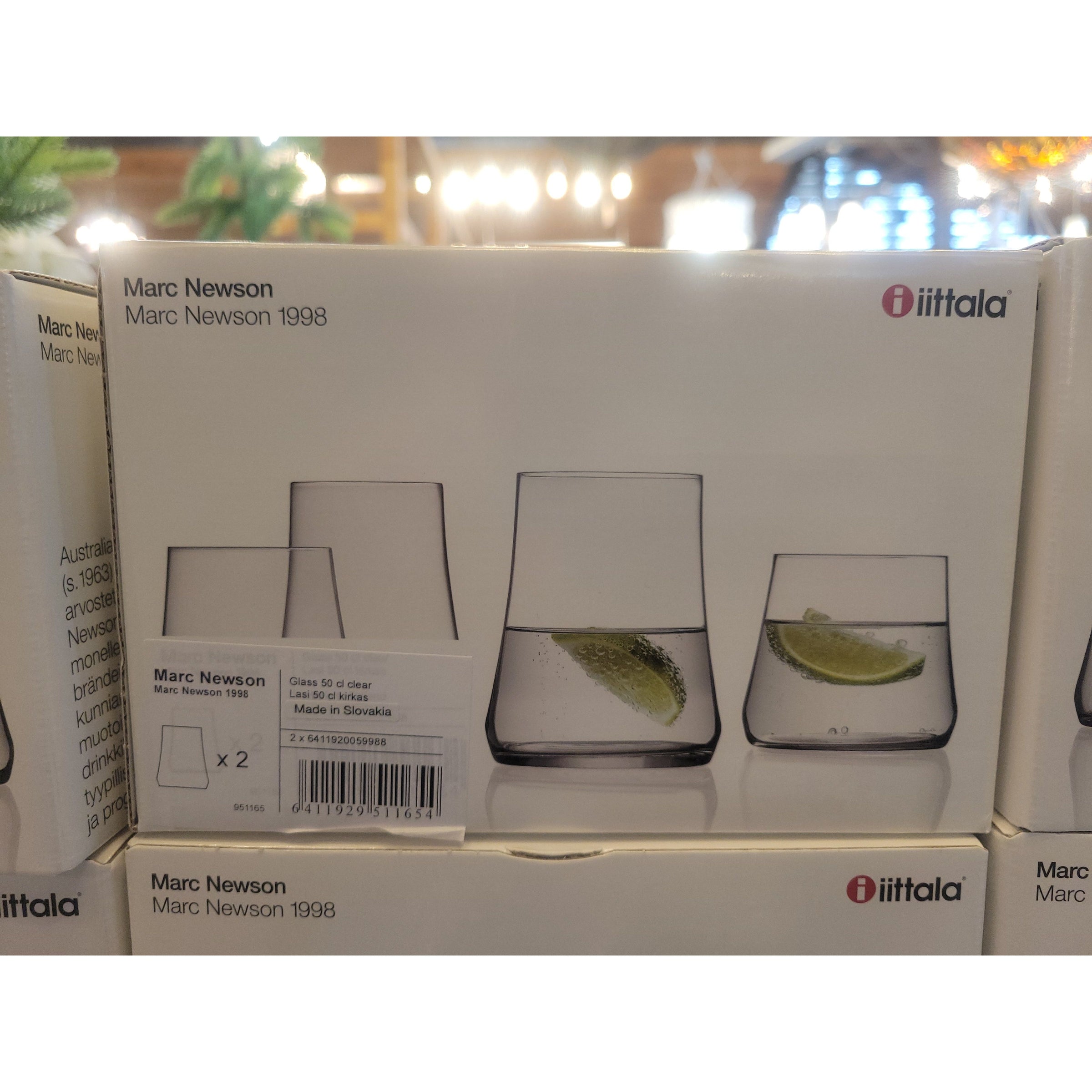 Pair of Marc Newson 1998 Iittala Highball Glasses