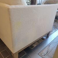 Southampton White Linen Slipcover Sofa by Cobble Hill for ABC (AS IS)