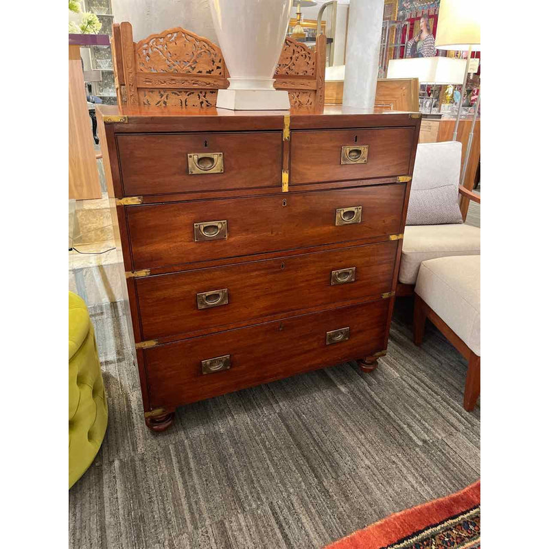 Late 19th Century English Campaign Chest/Dresser