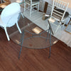 Wrought Iron Dining Table w/ Round Glass Top