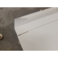 PAIR of Contemporary White Wood Dovetailed 2-Drawer Nightstands