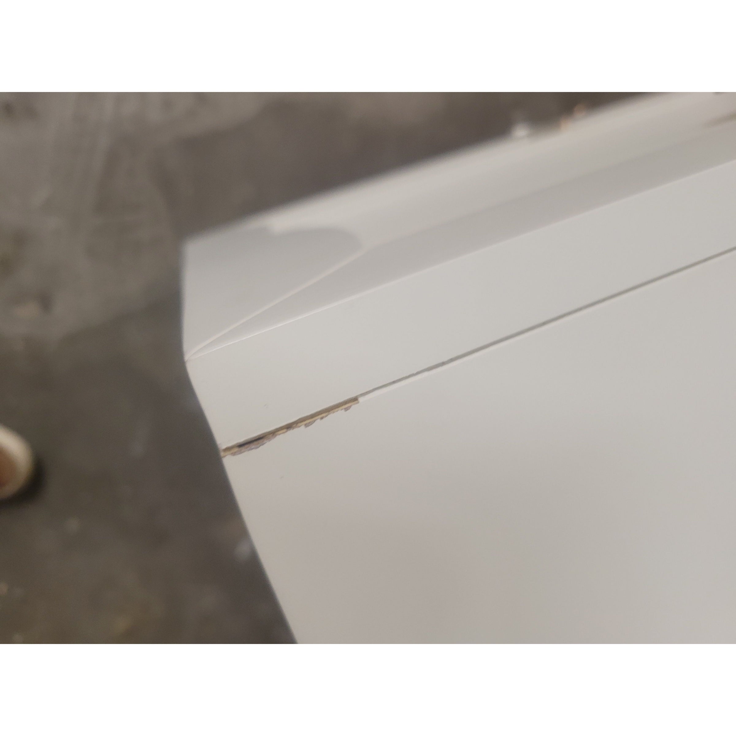 PAIR of Contemporary White Wood Dovetailed 2-Drawer Nightstands