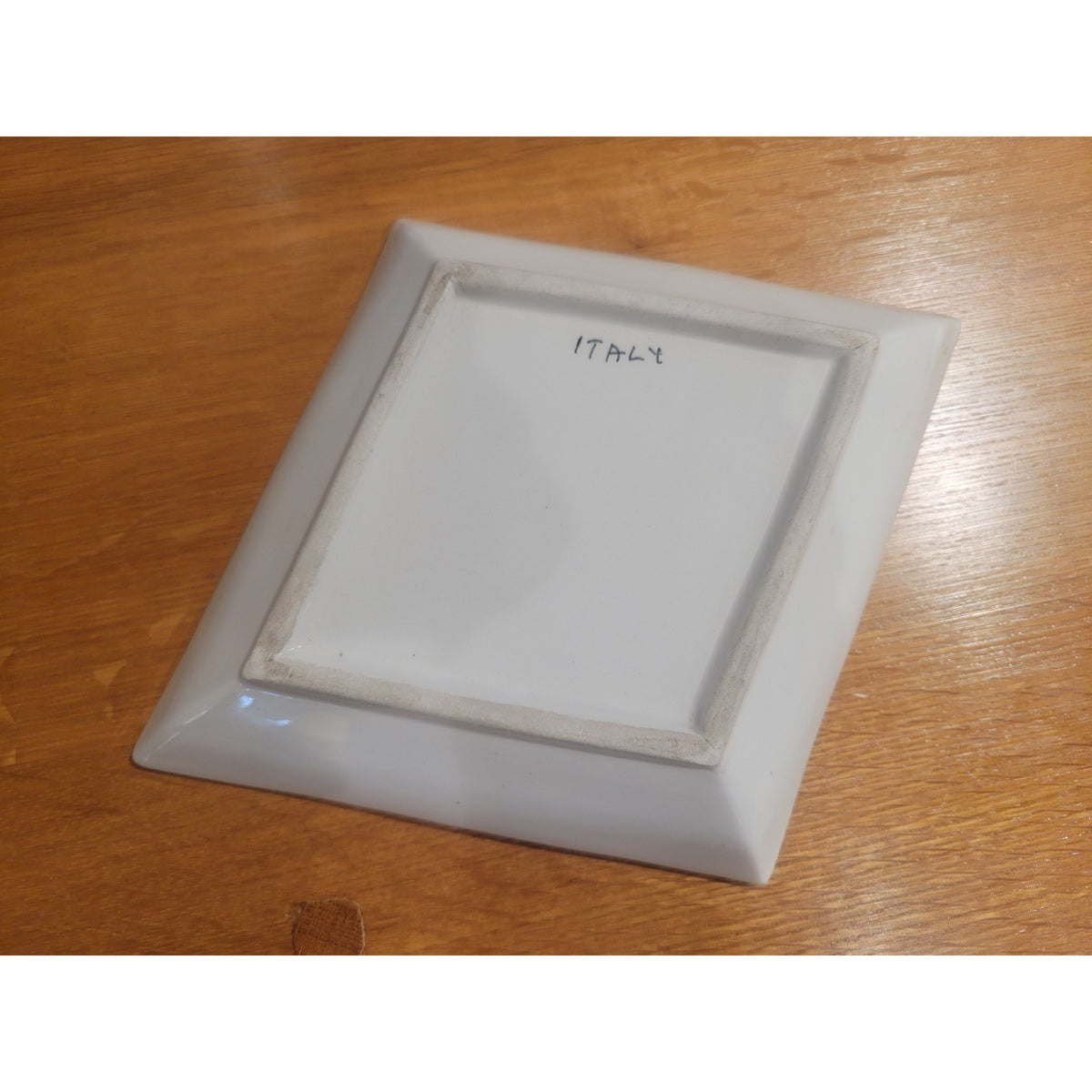 Italian Seashell Themed Diamond Ceramic Tray (AS IS)
