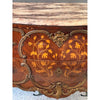 19th C French Marquetry Marble Top Dresser w/ Brass Mounts - AS IS